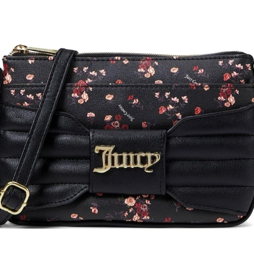 Juicy Couture Floral Bow Crossbody 🌹🎀